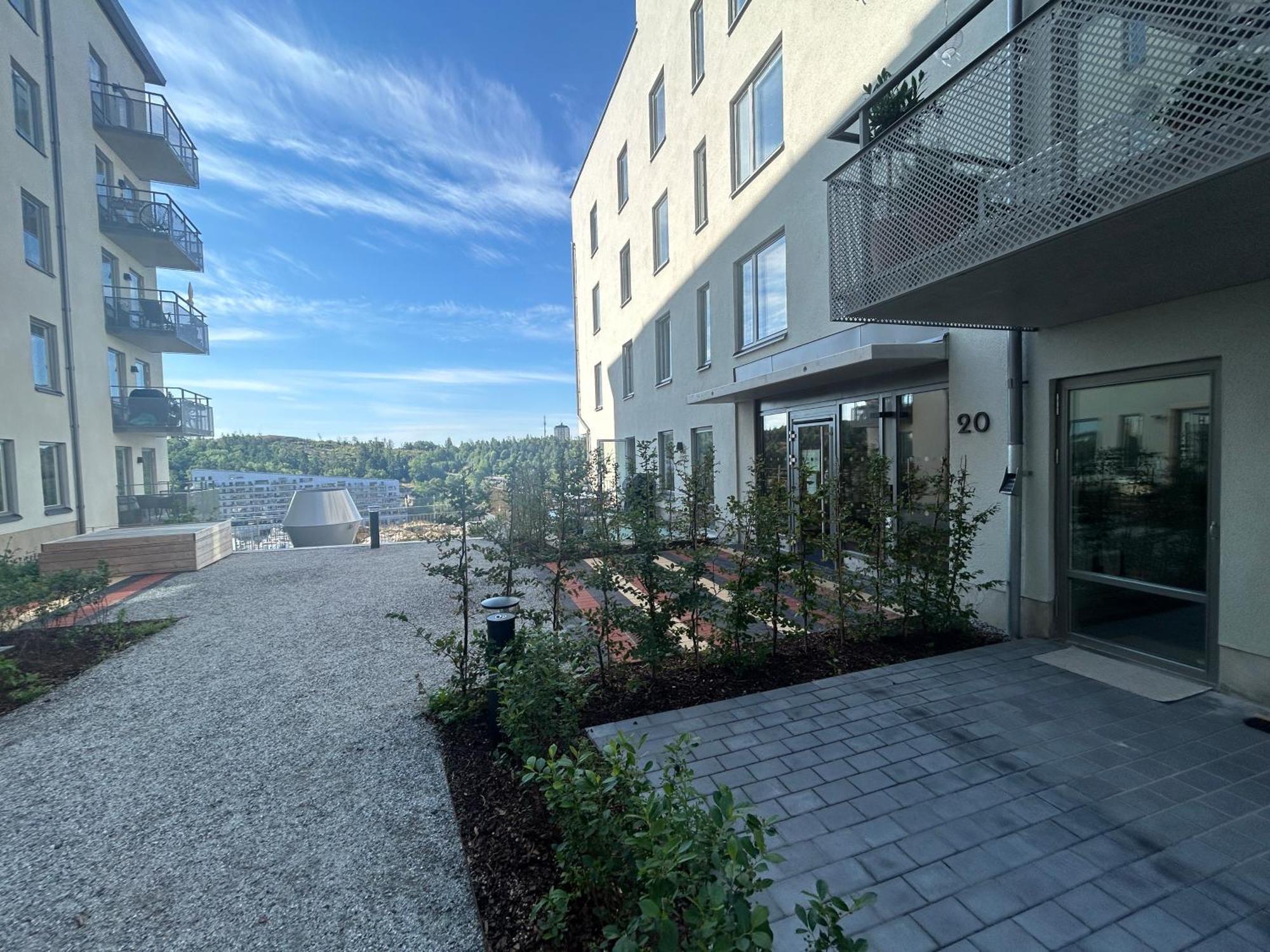 נאקה Newly Built Bright Apartment, Close To Everything If You Want To Visit Stockholm, You Will Find The Perfect Accommodation Here! Ferry Line 80 Makes It Very Convenient And Easy To Get To The City Center מראה חיצוני תמונה